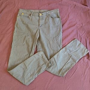 Second Yoga blue linen jeans